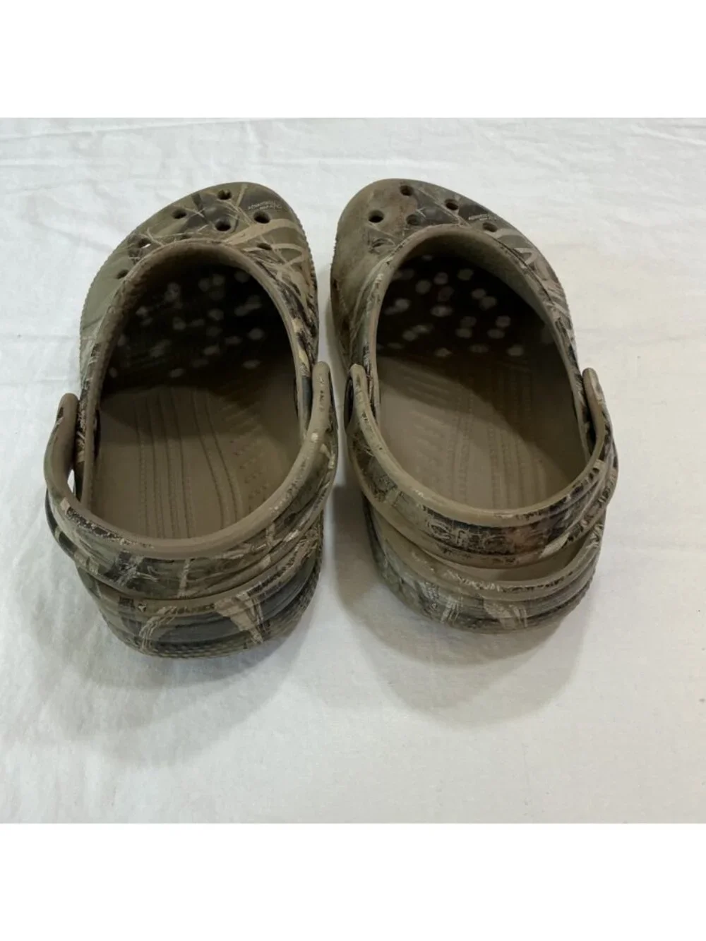 Crocs Kids Classic Realtree Camo Clogs Slip-On Shoes Size J1